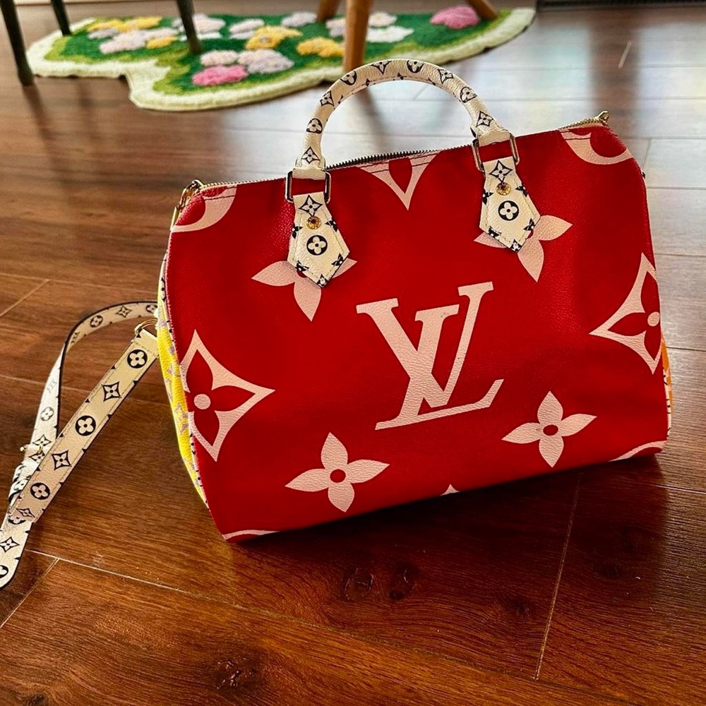 Louis Vuitton Speedy Bandouliere Multicolor Handbag